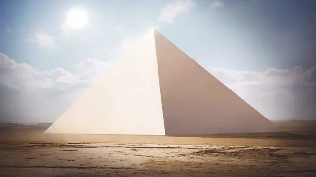 Ribuan Tahun Lalu, Piramida Agung Bersinar Terang bak Bintang
